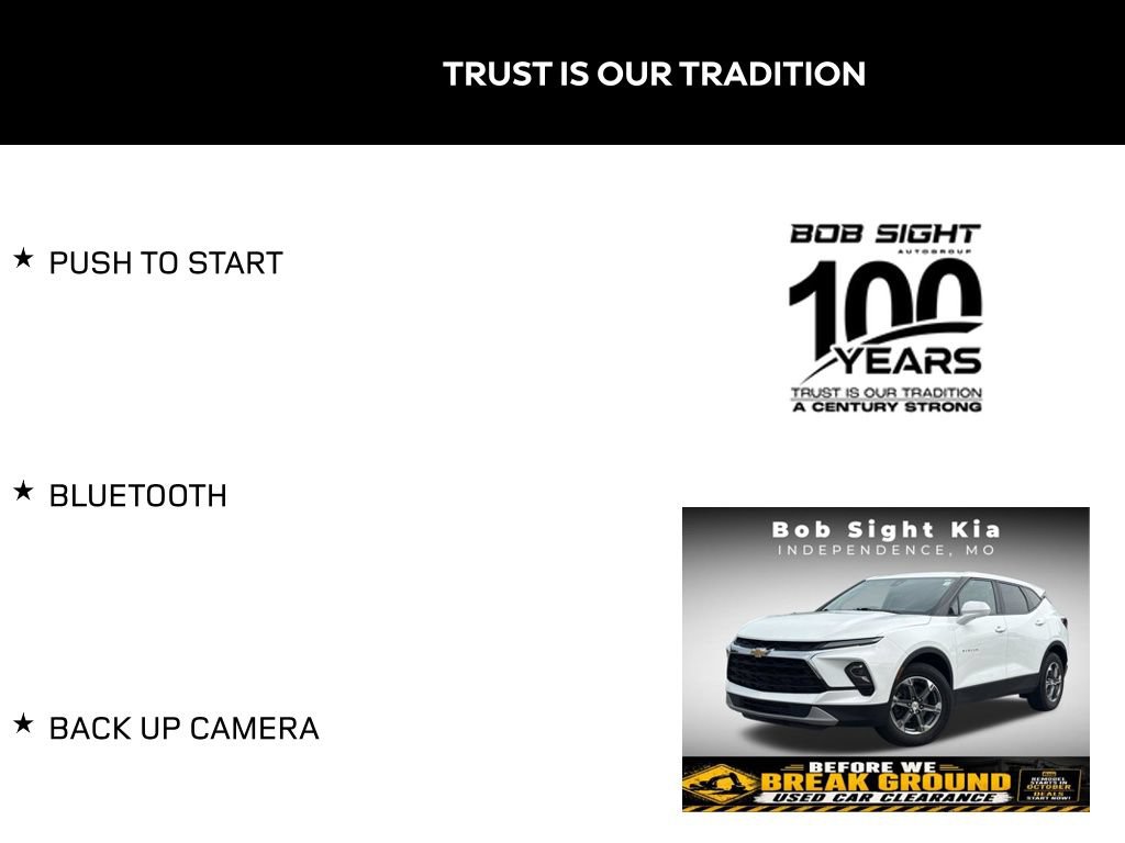 Used 2023 Chevrolet Blazer LT w/ LPO, Cargo Package AWD/4WD image 2
