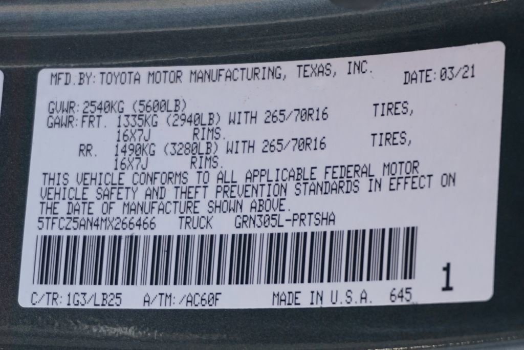 Used 2021 Toyota Tacoma TRD Pro image 57
