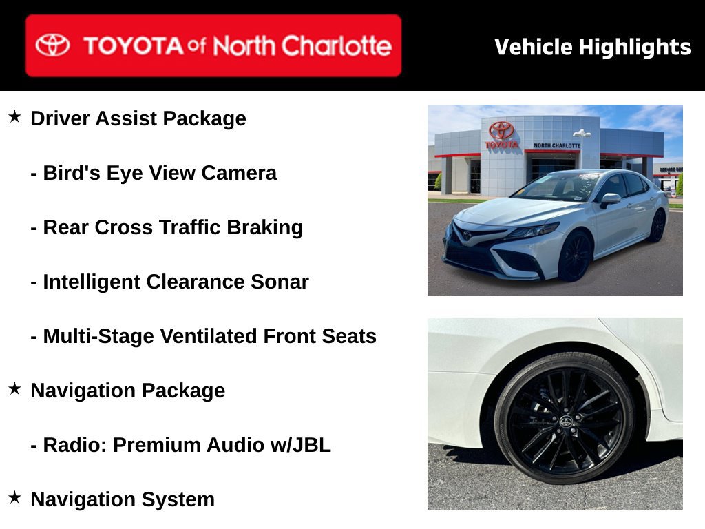 Used 2024 Toyota Camry XSE w/ Navigation Package FWD image 4