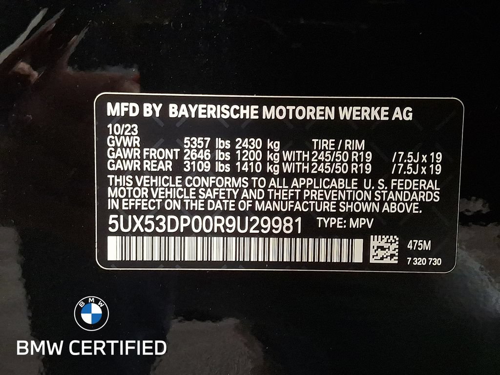 Certified 2024 BMW X3 xDrive30i w/ Convenience Package AWD/4WD image 27