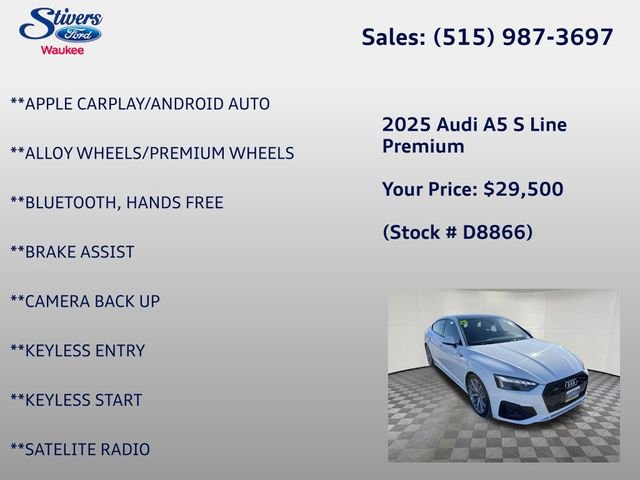 Used 2025 Audi A5 2.0T Premium Plus image 20