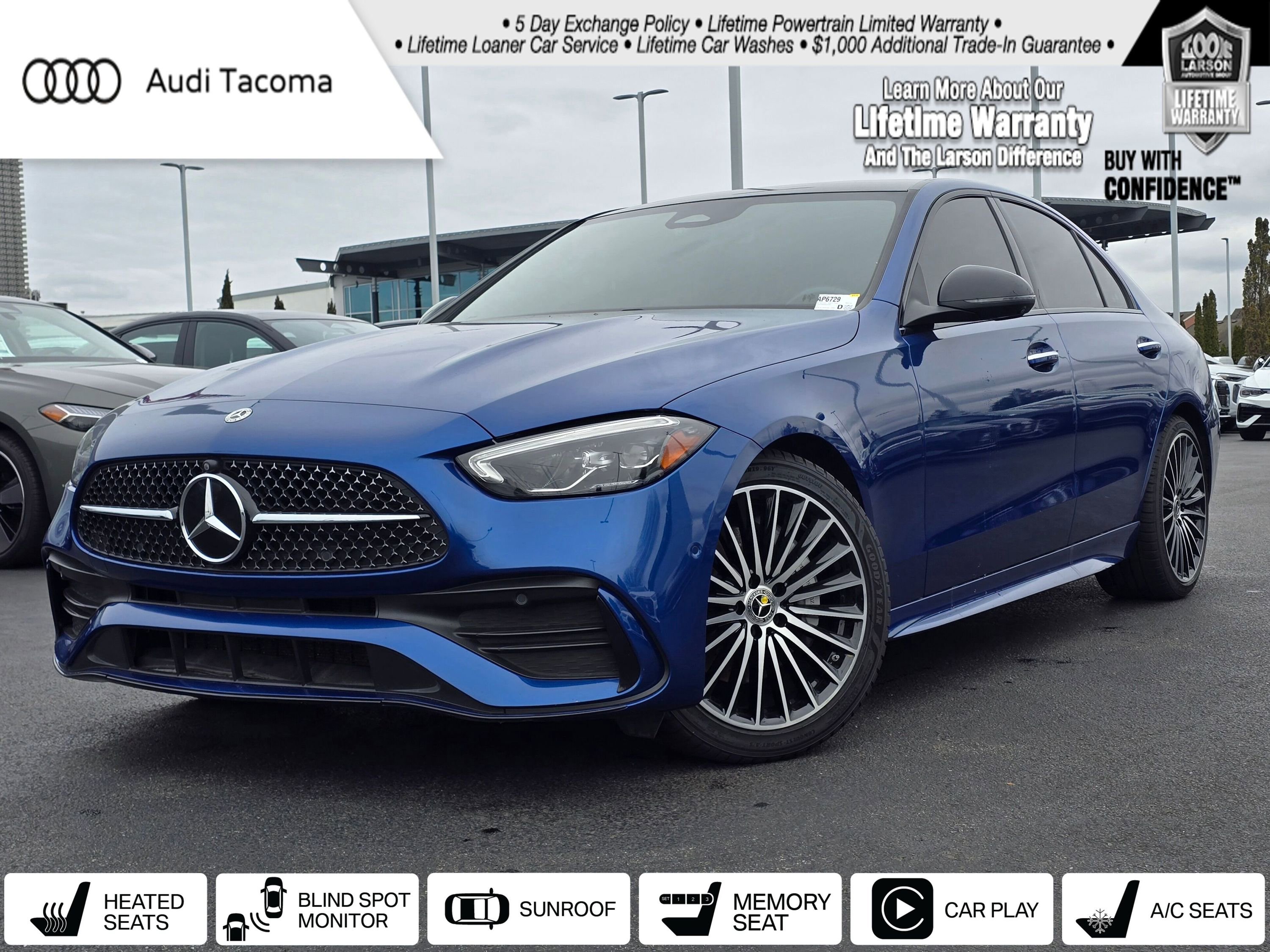 Used 2024 Mercedes-Benz C 300 4MATIC Sedan w/ AMG Line w/ Night Package image 1