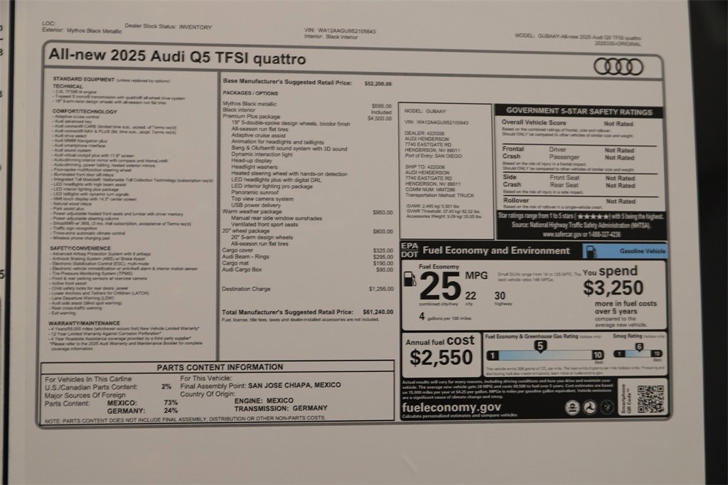 New 2025 Audi Q5 2.0T Premium Plus image 31