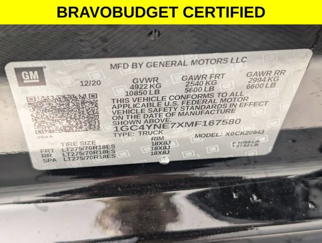 Certified 2021 Chevrolet Silverado 2500 LT w/ All Star Edition AWD/4WD image 33