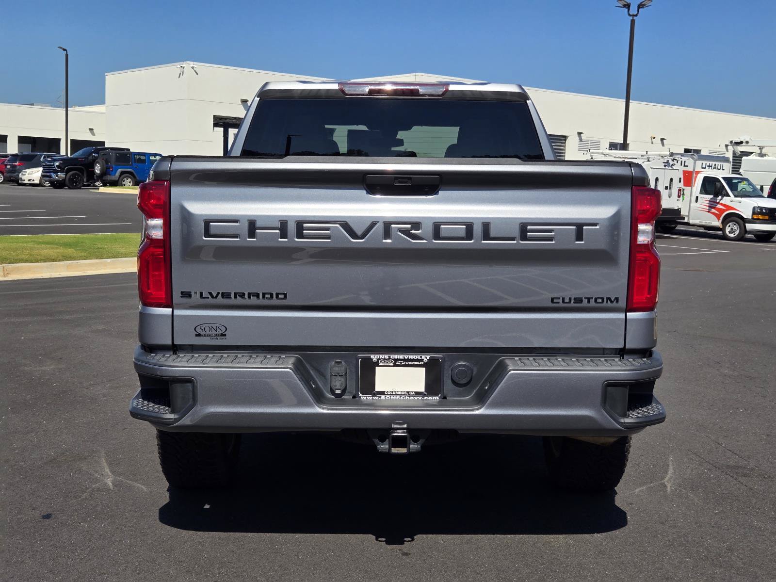 Used 2021 Chevrolet Silverado 1500 Custom w/ LPO, Dark Essentials Package RWD image 9