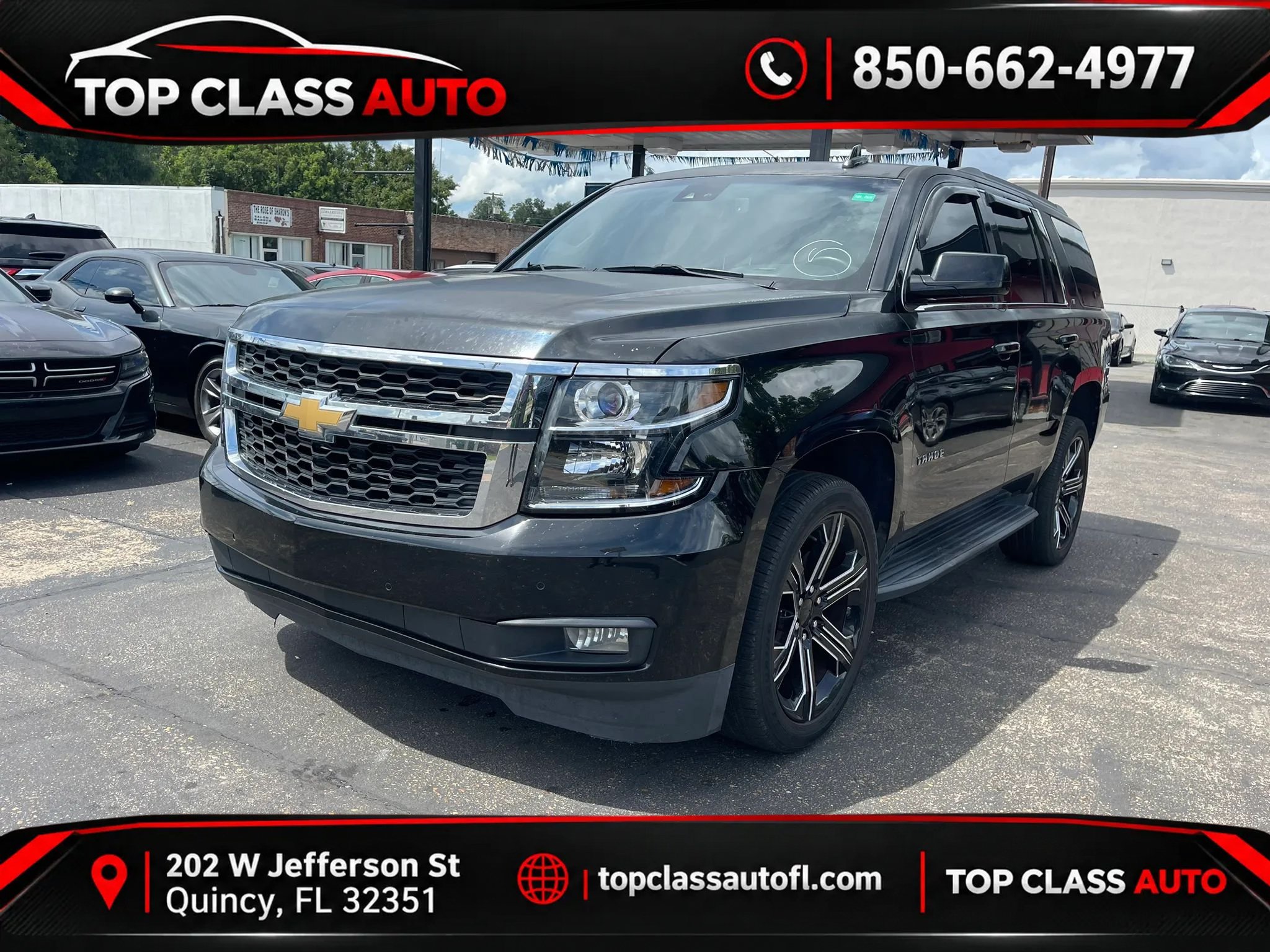 Used 2017 Chevrolet Tahoe LT w/ Luxury Package RWD image 1