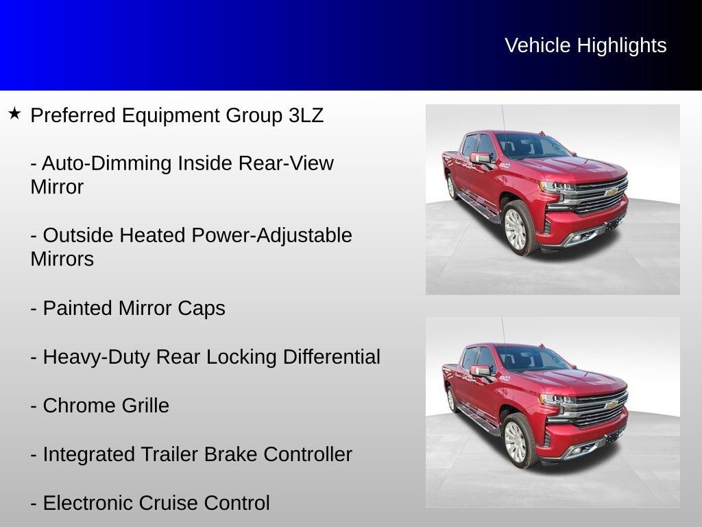 Used 2019 Chevrolet Silverado 1500 High Country AWD/4WD image 20