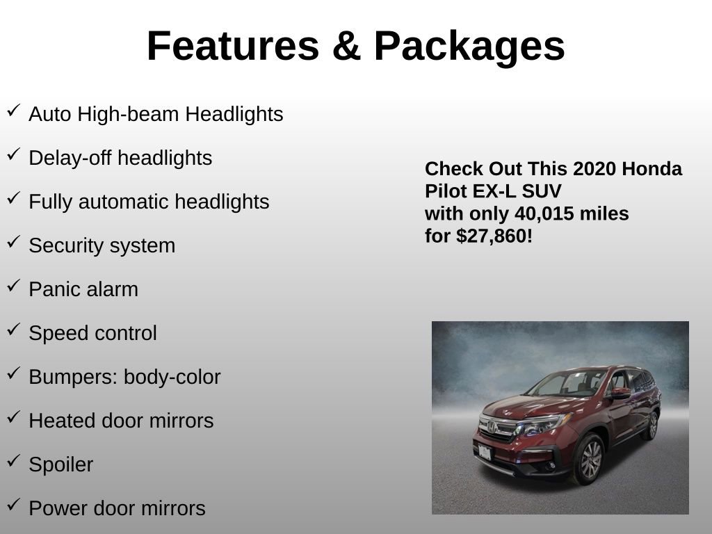 Certified 2020 Honda Pilot EX-L image 24