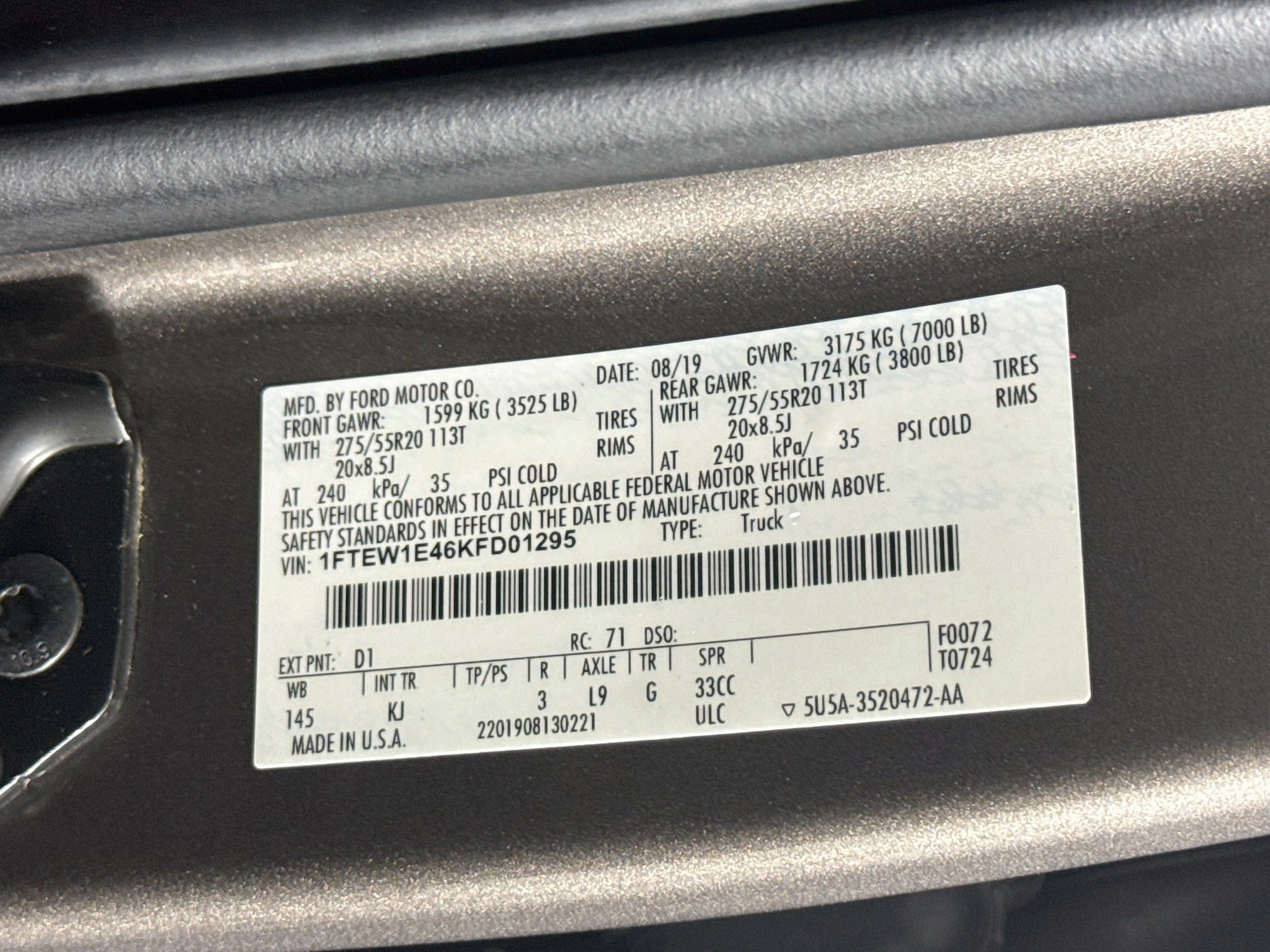 Used 2019 Ford F150 King Ranch w/ Equipment Group 601A Luxury AWD/4WD image 40