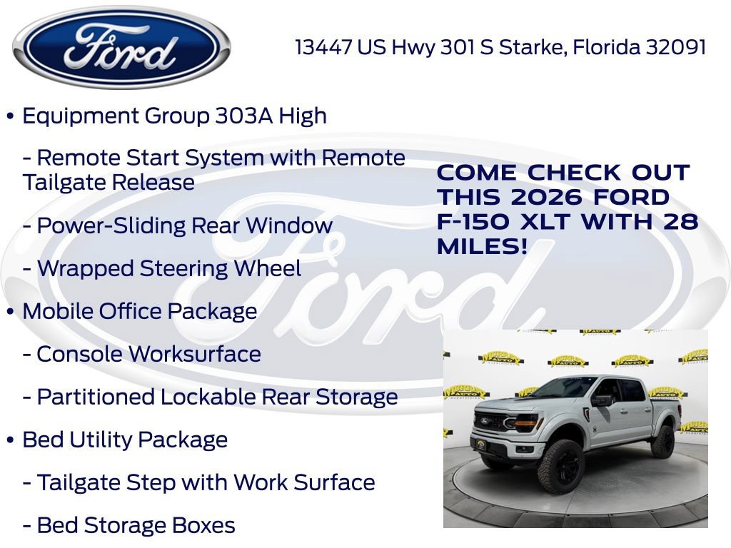 New 2026 Ford F150 XLT w/ Equipment Group 303A High AWD/4WD image 30