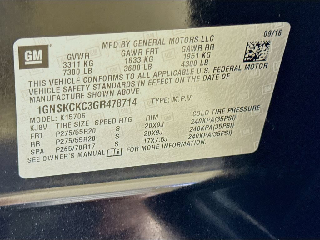 Used 2016 Chevrolet Tahoe LTZ AWD/4WD image 29