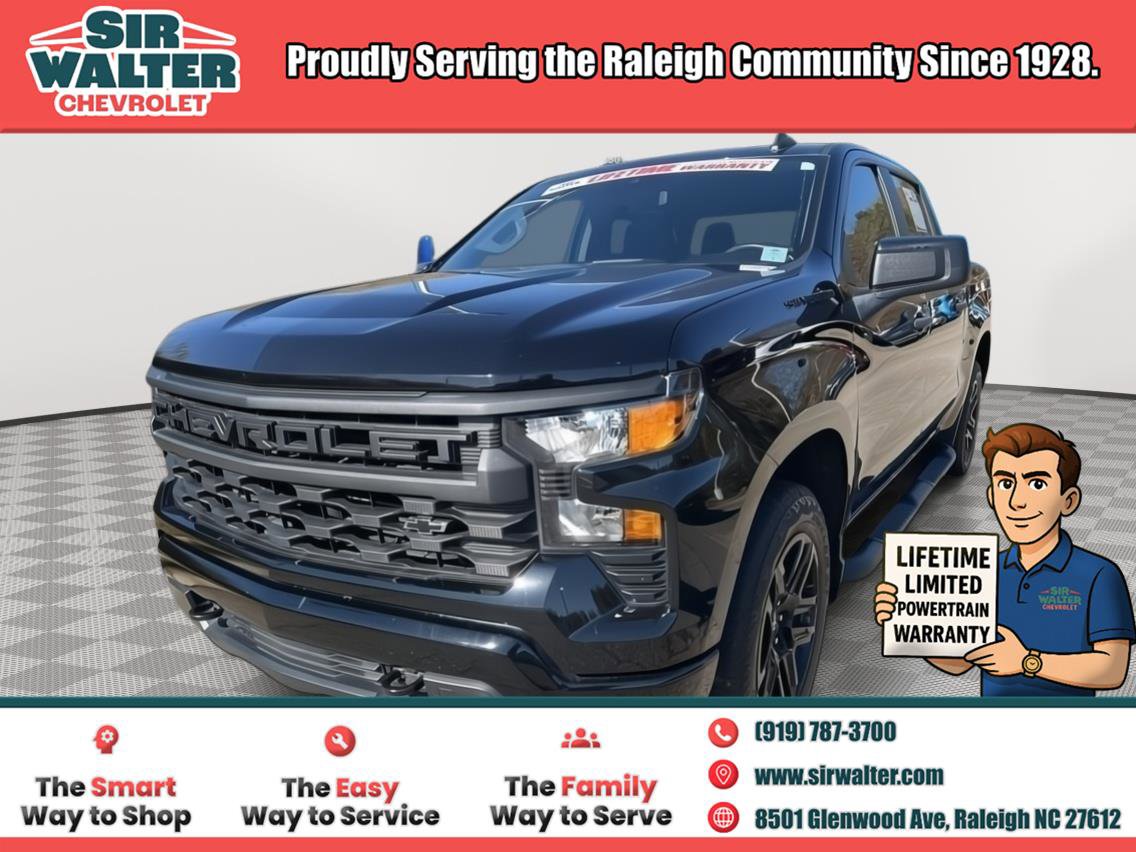 Used 2024 Chevrolet Silverado 1500 Custom w/ Turbomax Blackout Package