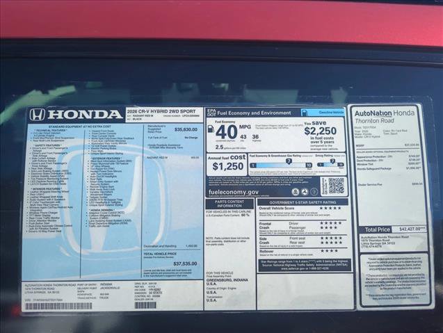 New 2026 Honda CR-V Sport image 21