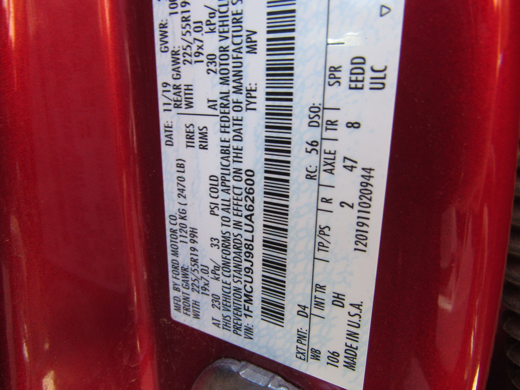 Used 2020 Ford Escape Titanium image 6