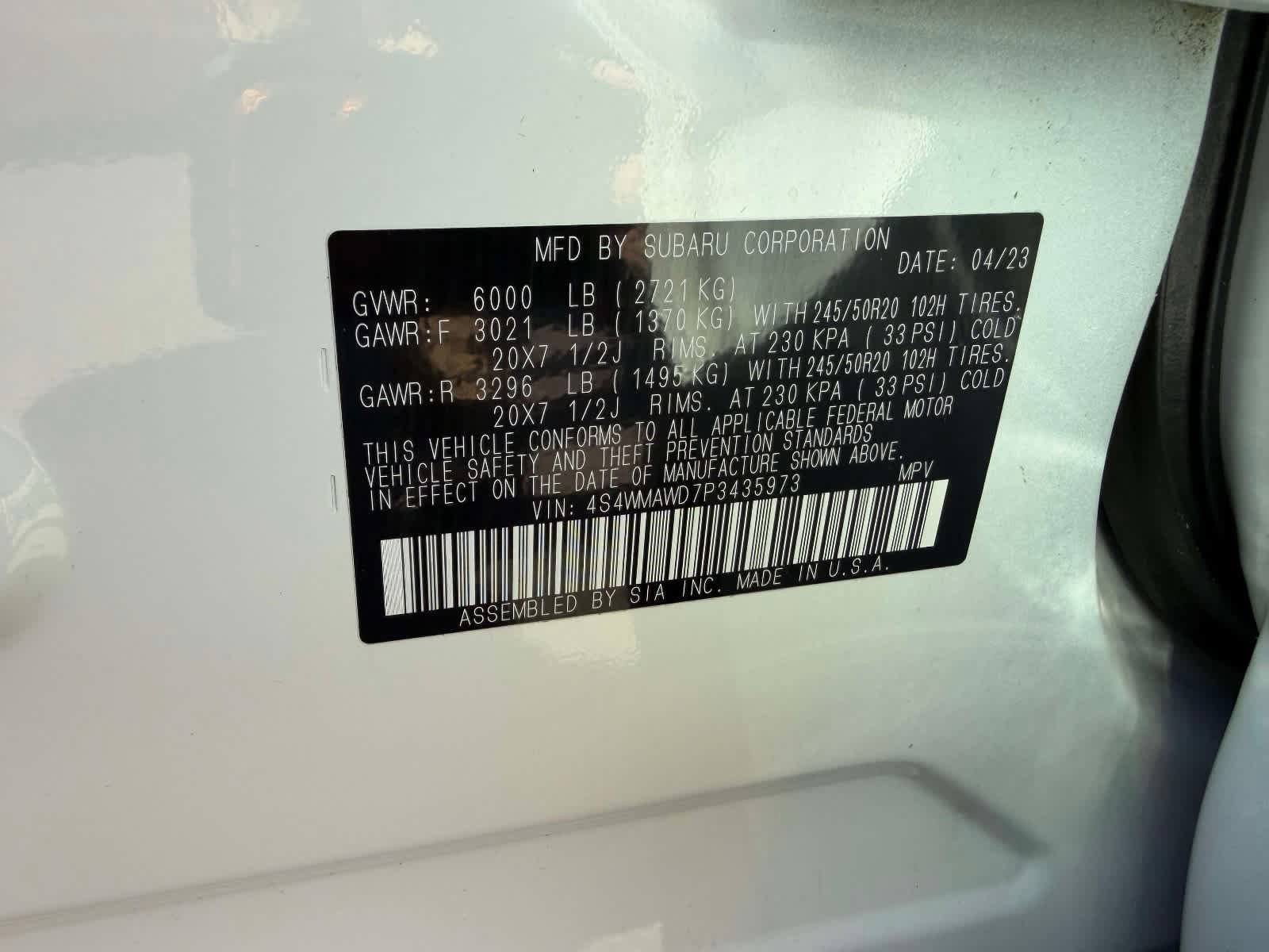 Used 2023 Subaru Ascent Touring AWD/4WD image 29