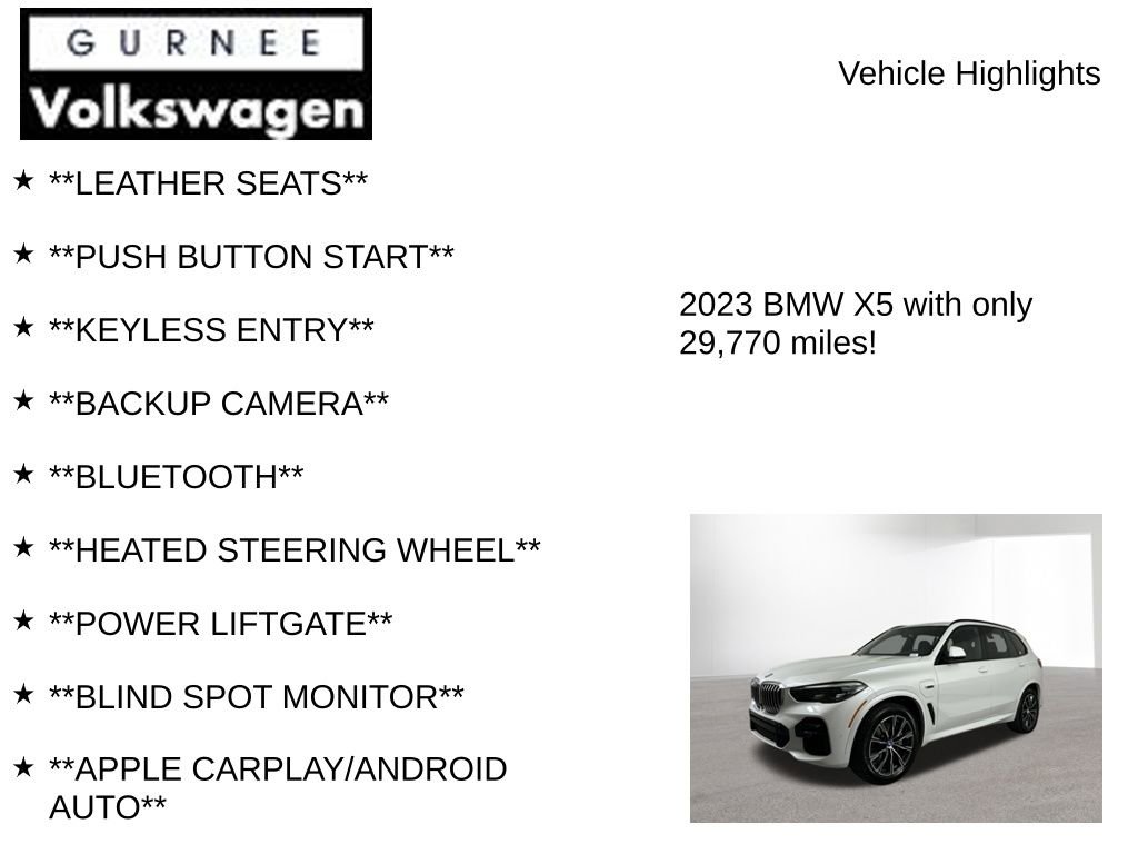 Used 2023 BMW X5 xDrive45e w/ M Sport Package image 8