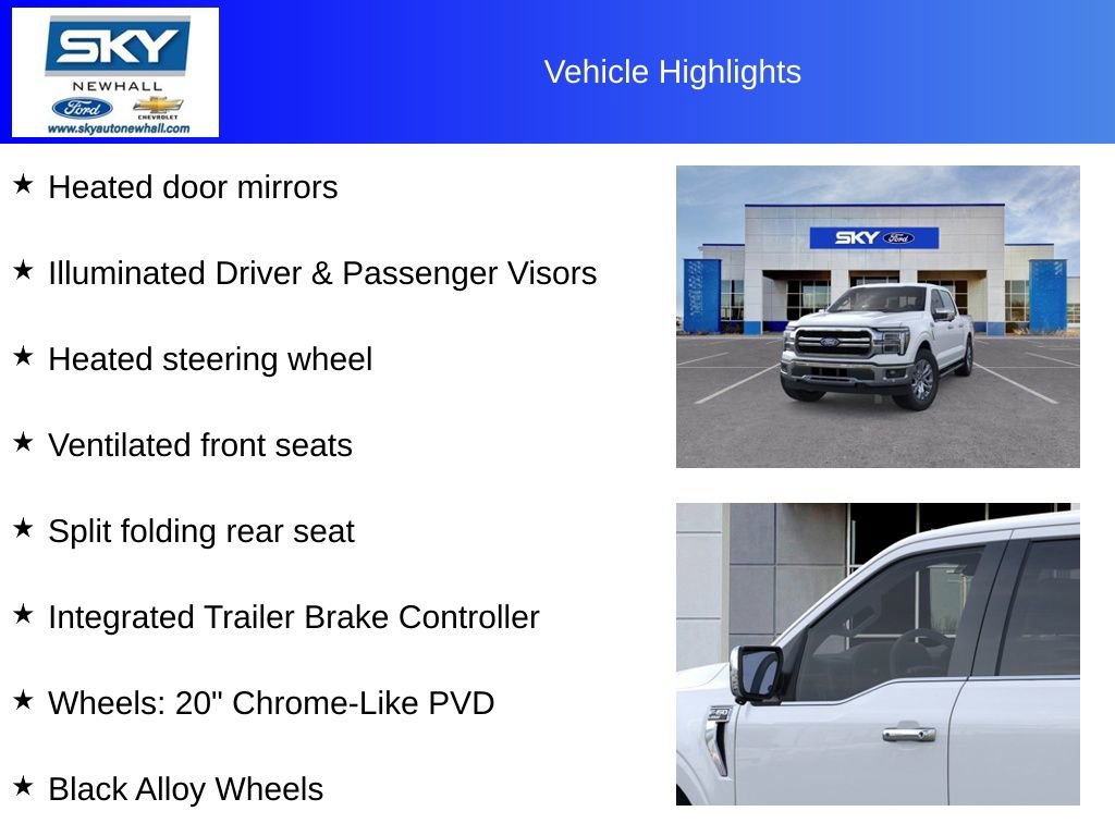 New 2025 Ford F150 Lariat w/ Equipment Group 501A Mid image 28