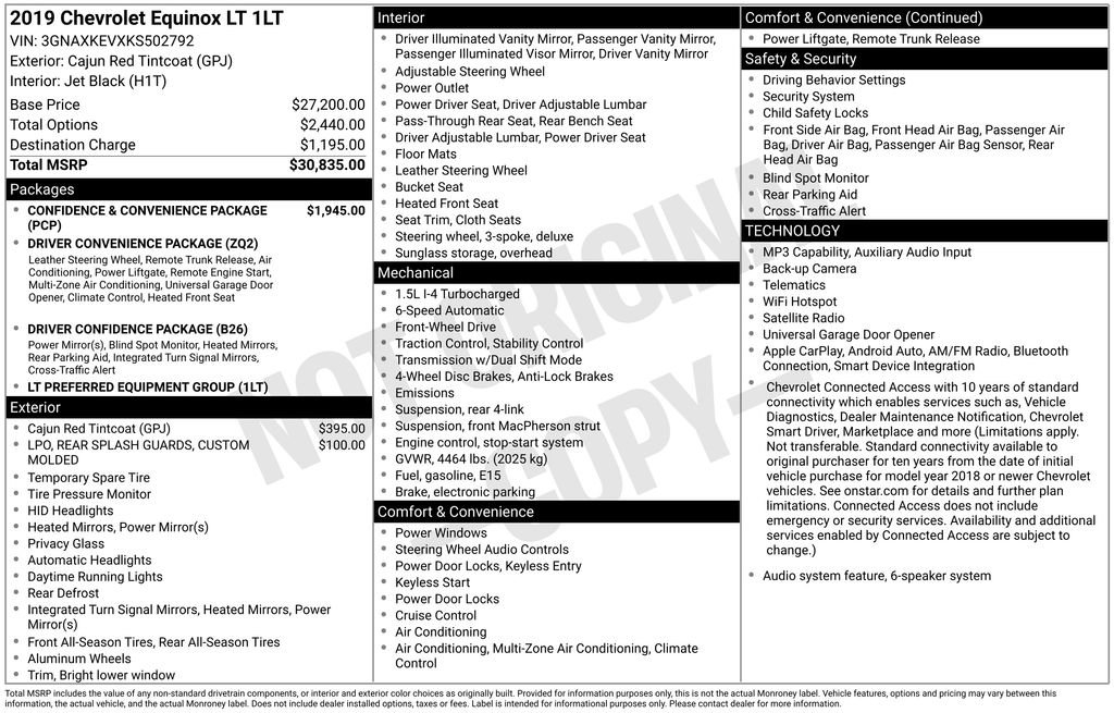 Used 2019 Chevrolet Equinox LT FWD image 13