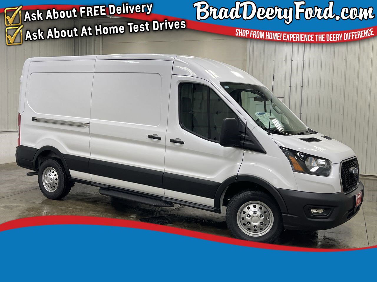 New 2025 Ford Transit 250 148 Medium Roof Extended AWD w/ Exterior Upgrade Package image 1