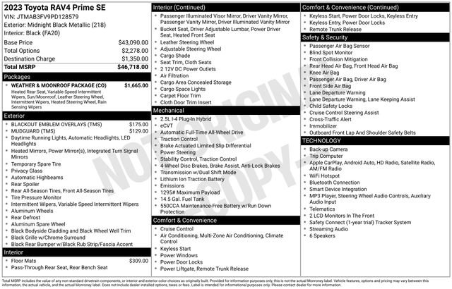 Used 2023 Toyota RAV4 SE w/ Weather & Moonroof Package AWD/4WD image 10