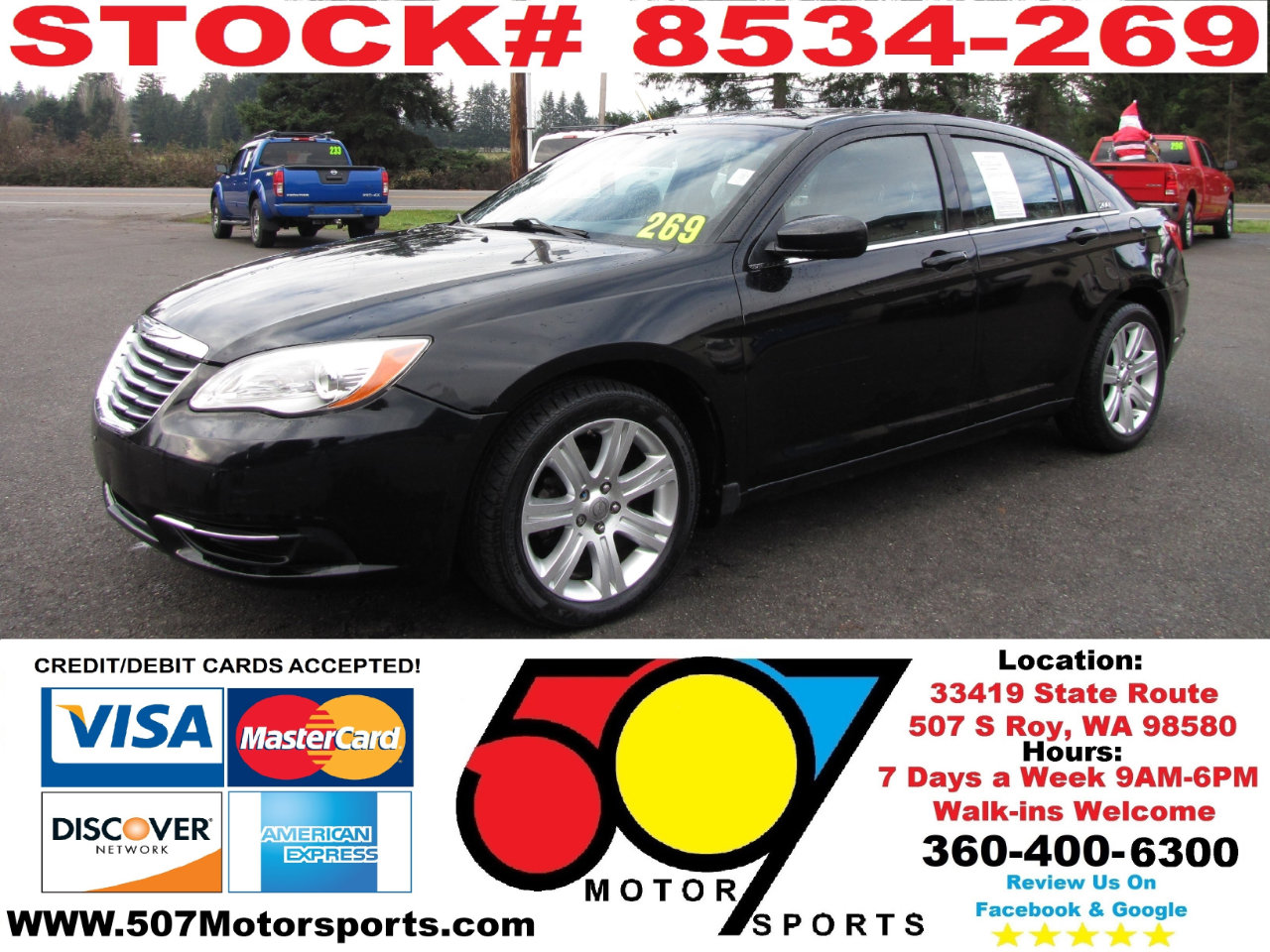 Used 2013 Chrysler 200 Touring w/ S Exterior Appearance Pkg