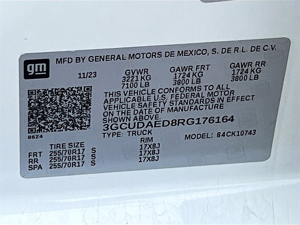 Used 2024 Chevrolet Silverado 1500 W/T w/ WT Value Package image 31