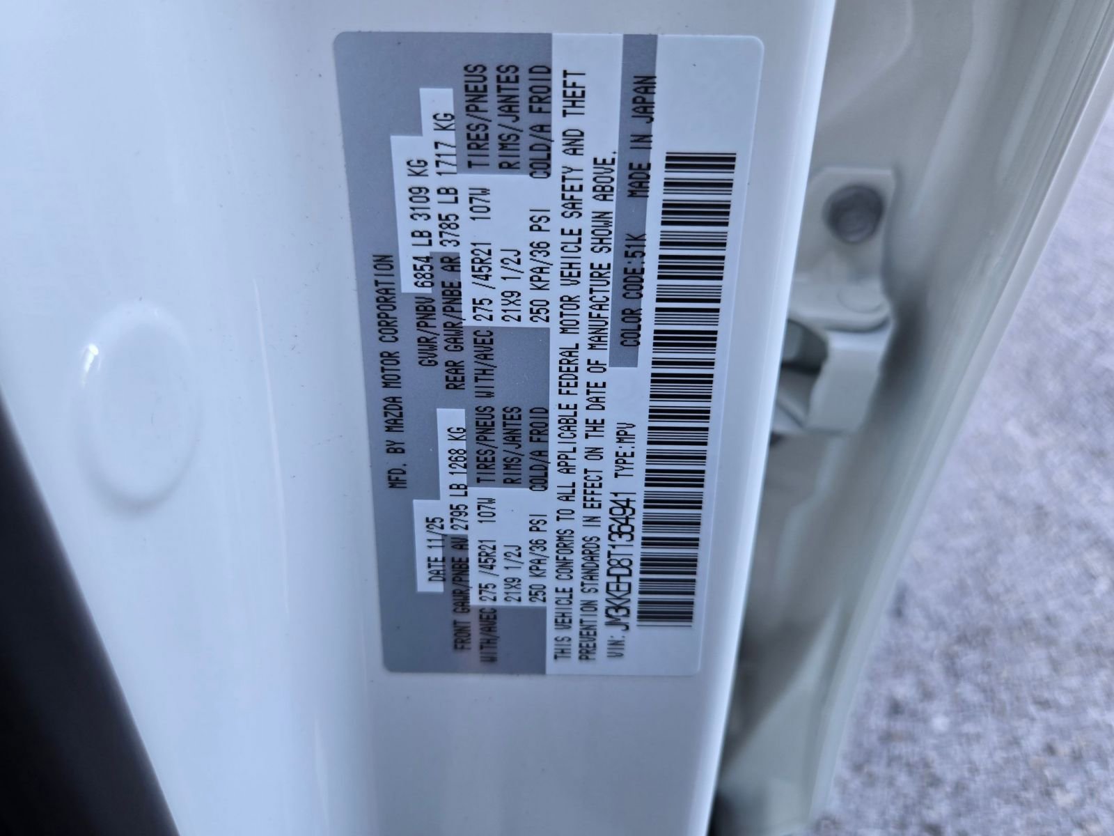 New 2026 MAZDA CX-90 3.3 Turbo w/ Premium Plus Pkg image 19