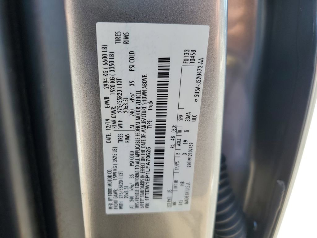 Used 2020 Ford F150 Lariat w/ Equipment Group 502A Luxury image 32