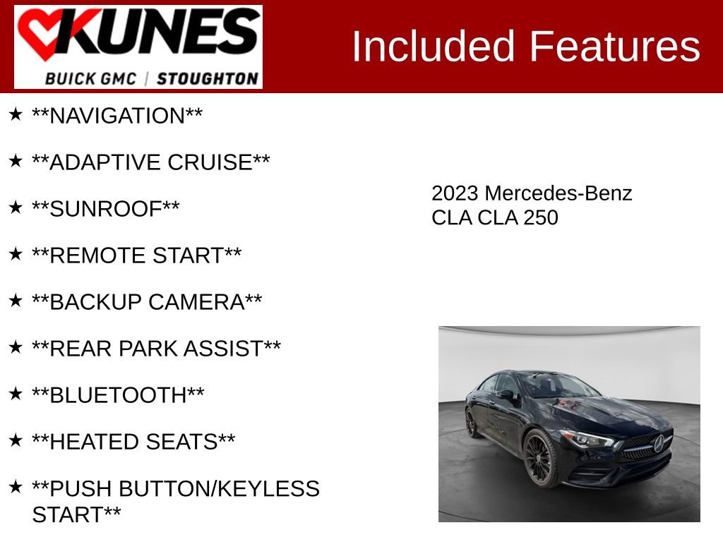 Used 2023 Mercedes-Benz CLA 250 image 2