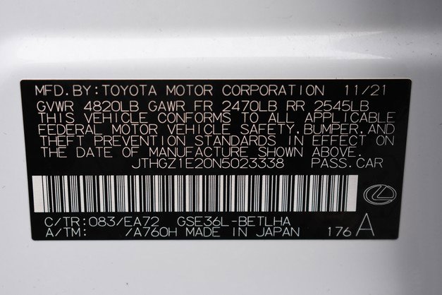 Used 2022 Lexus IS 350 F Sport image 34