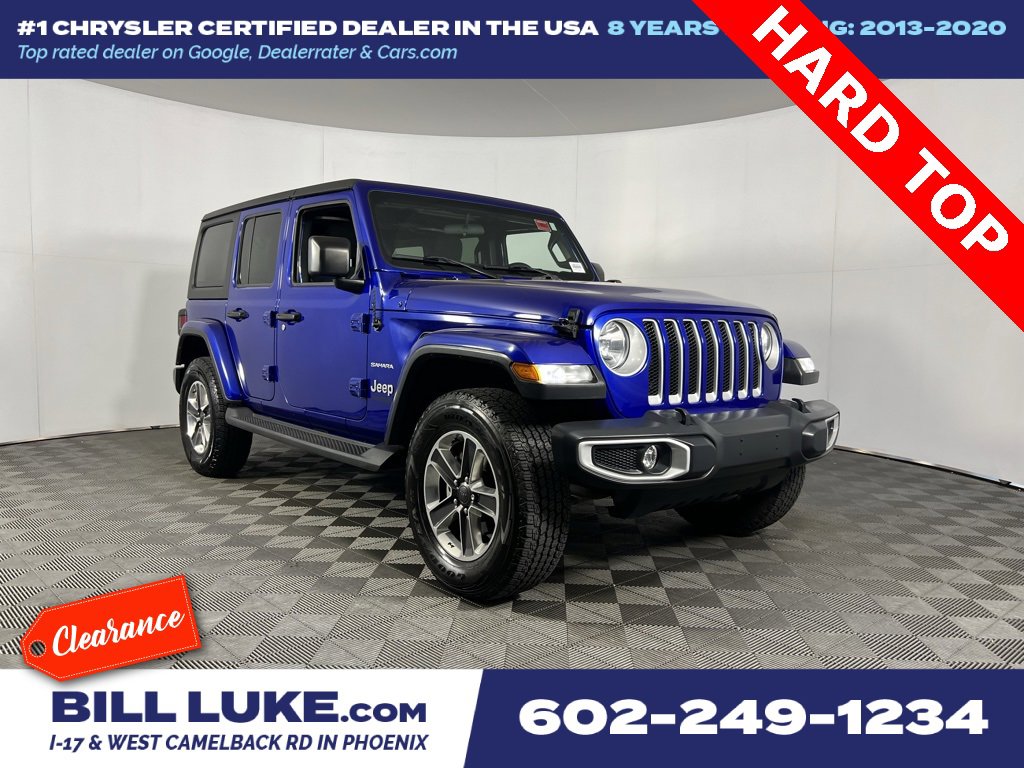Certified 2020 Jeep Wrangler Unlimited Sahara