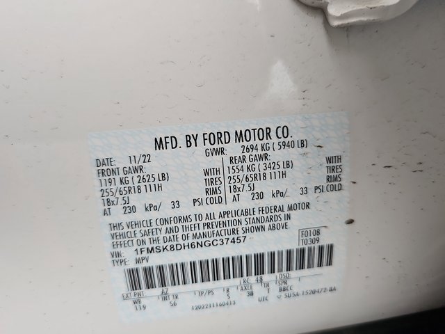 Used 2022 Ford Explorer XLT w/ Equipment Group 202A image 38