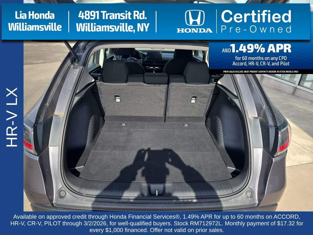 Certified 2024 Honda HR-V LX image 23