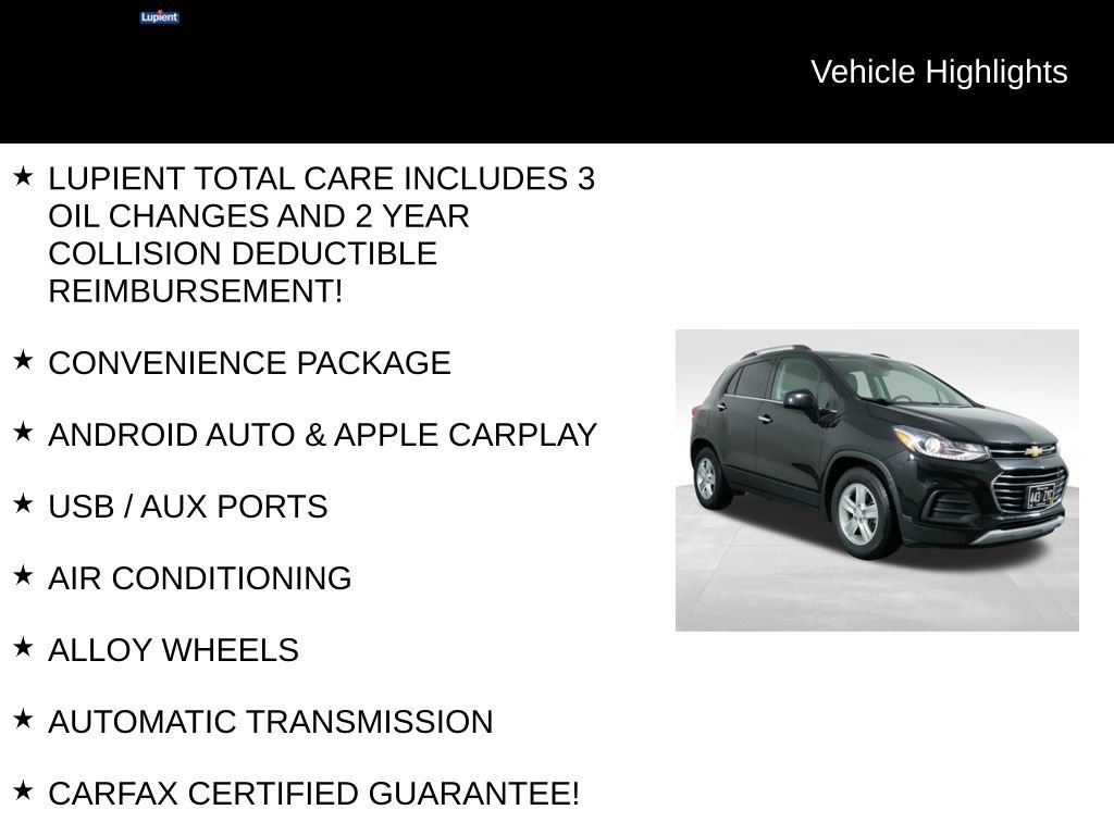 Used 2019 Chevrolet Trax LT w/ LT Convenience Package FWD image 7