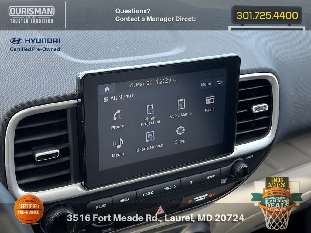 Certified 2025 Hyundai Venue SEL image 12