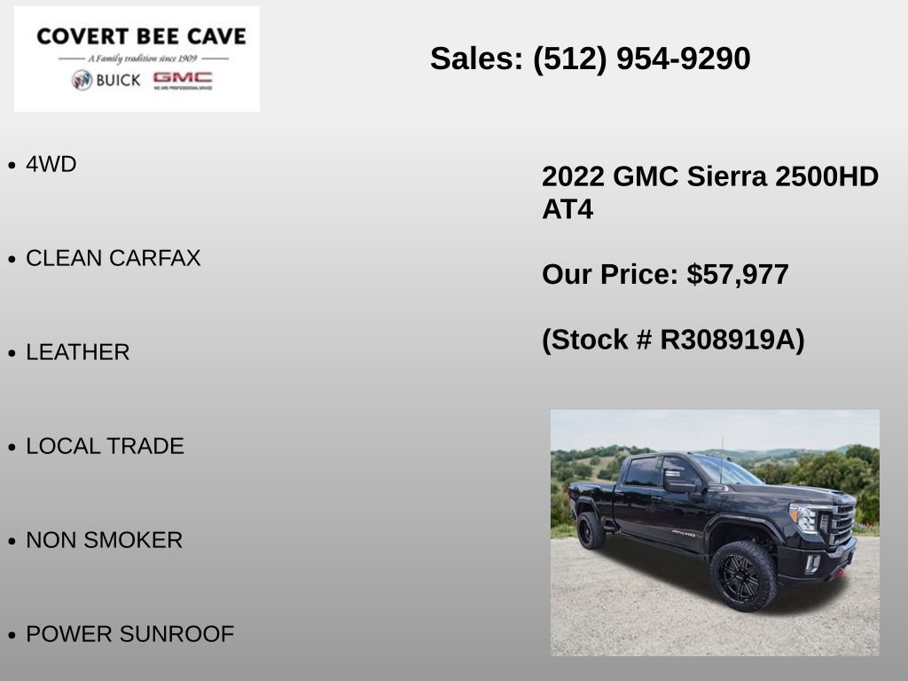 Used 2022 GMC Sierra 2500 AT4 w/ AT4 Premium Plus Package AWD/4WD image 6
