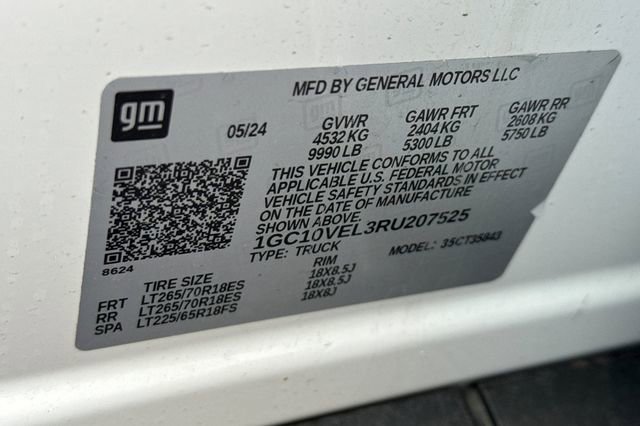 Used 2024 Chevrolet Silverado EV W/T image 52