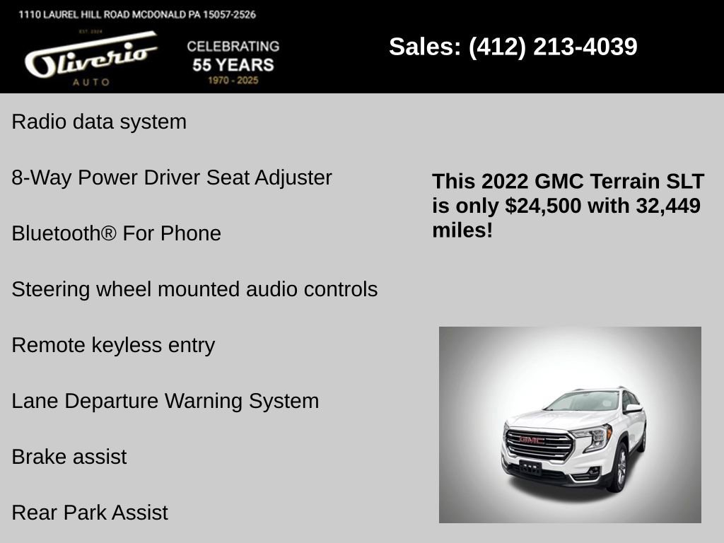 Used 2022 GMC Terrain SLT image 16
