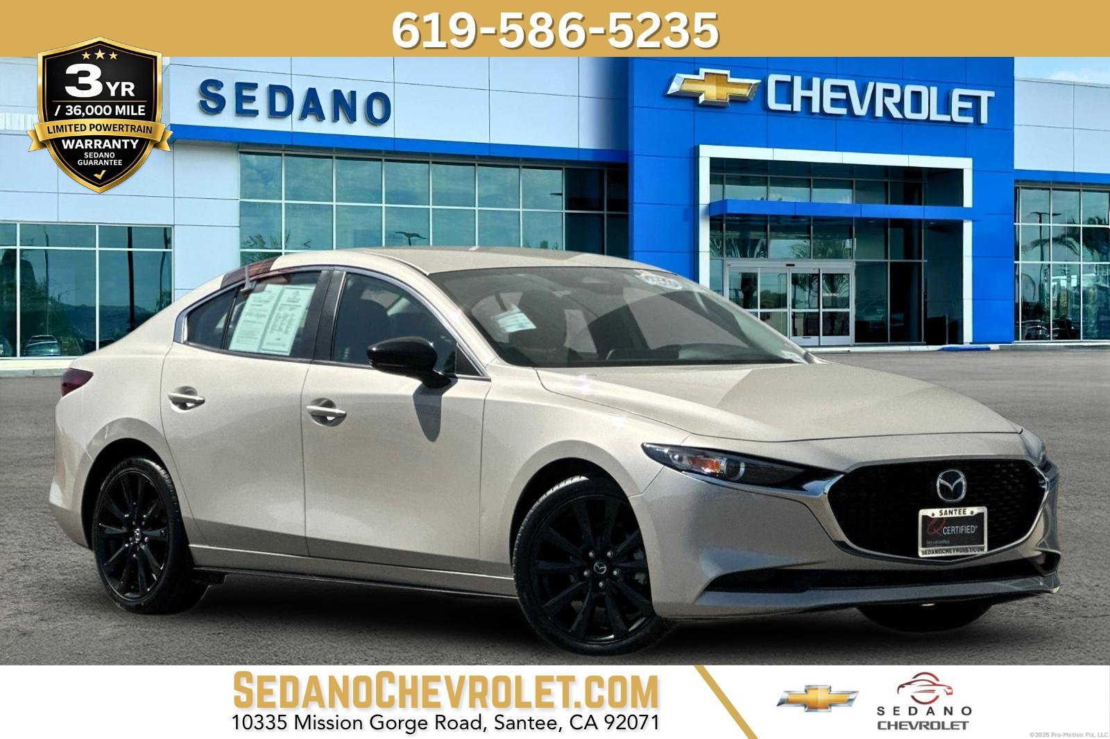 Used 2025 MAZDA MAZDA3 s FWD image 1