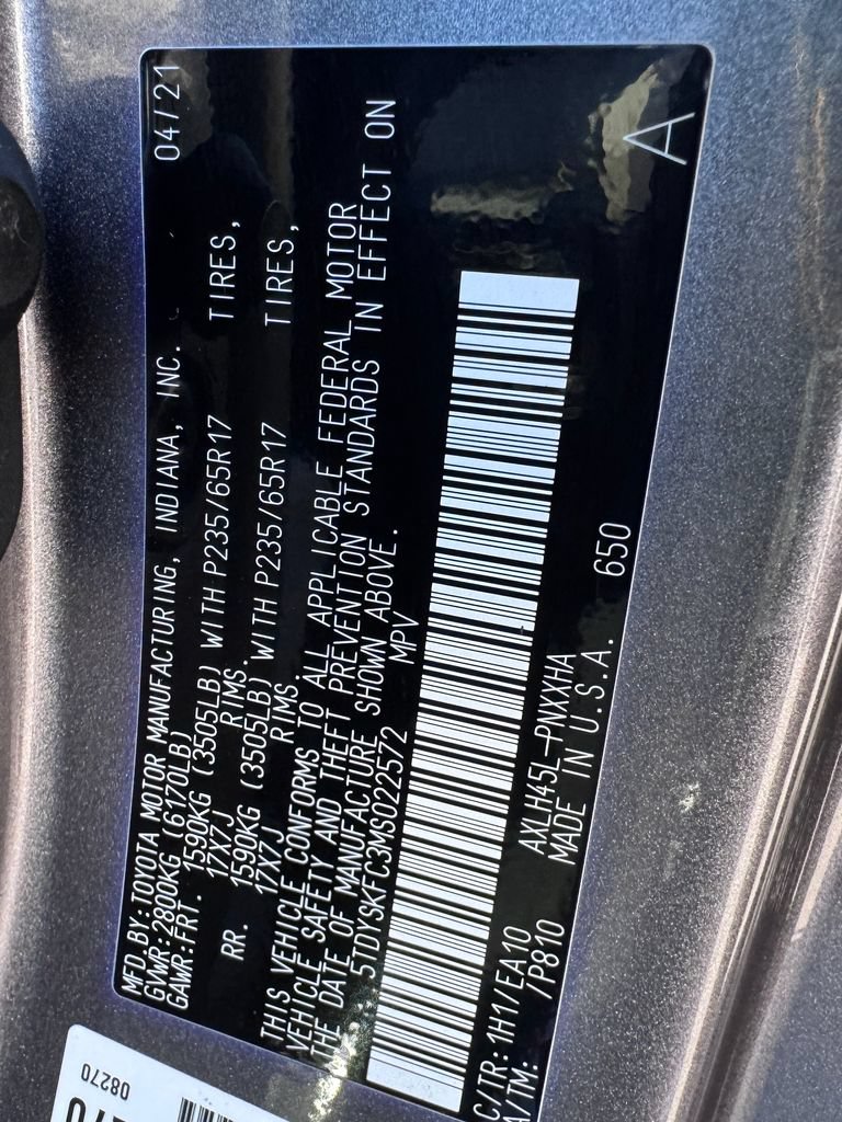 Used 2021 Toyota Sienna XLE AWD/4WD image 39