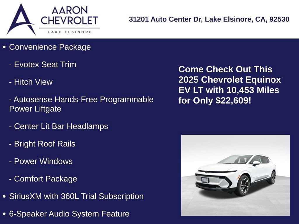 Used 2025 Chevrolet Equinox EV LT w/ Convenience Package image 15