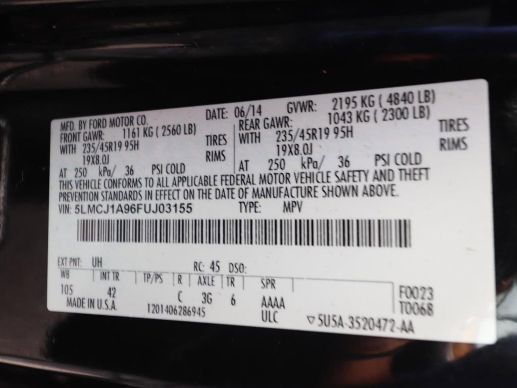 Used 2015 Lincoln MKC FWD w/ Equipment Group 102A Reserve image 23