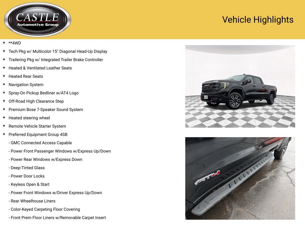 Certified 2024 GMC Sierra 1500 AT4 w/ Technology Package image 4