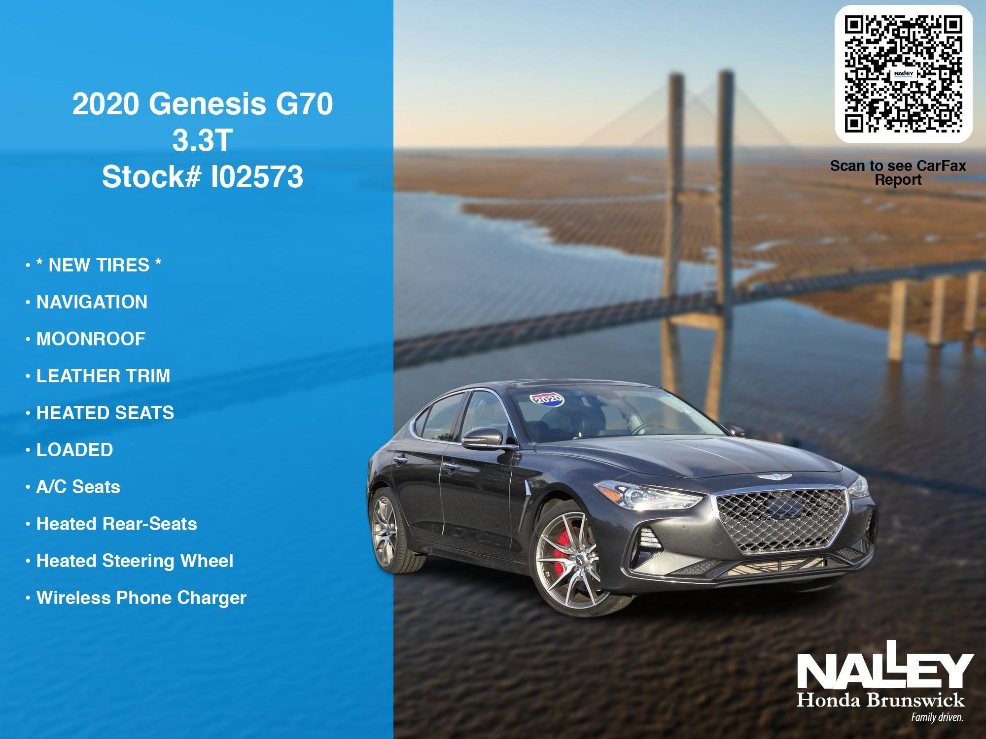 Used 2020 Genesis G70 3.3T w/ Prestige Package image 7