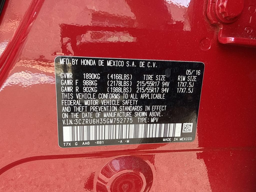 Used 2016 Honda HR-V LX image 18
