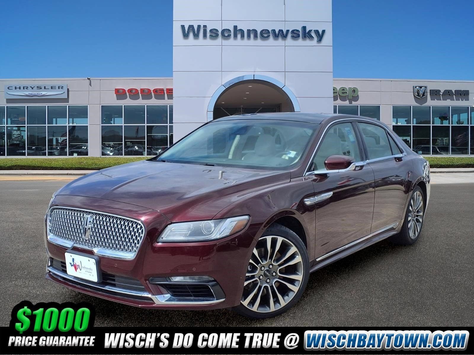 Used 2017 Lincoln Continental Reserve w/ Climate Package
