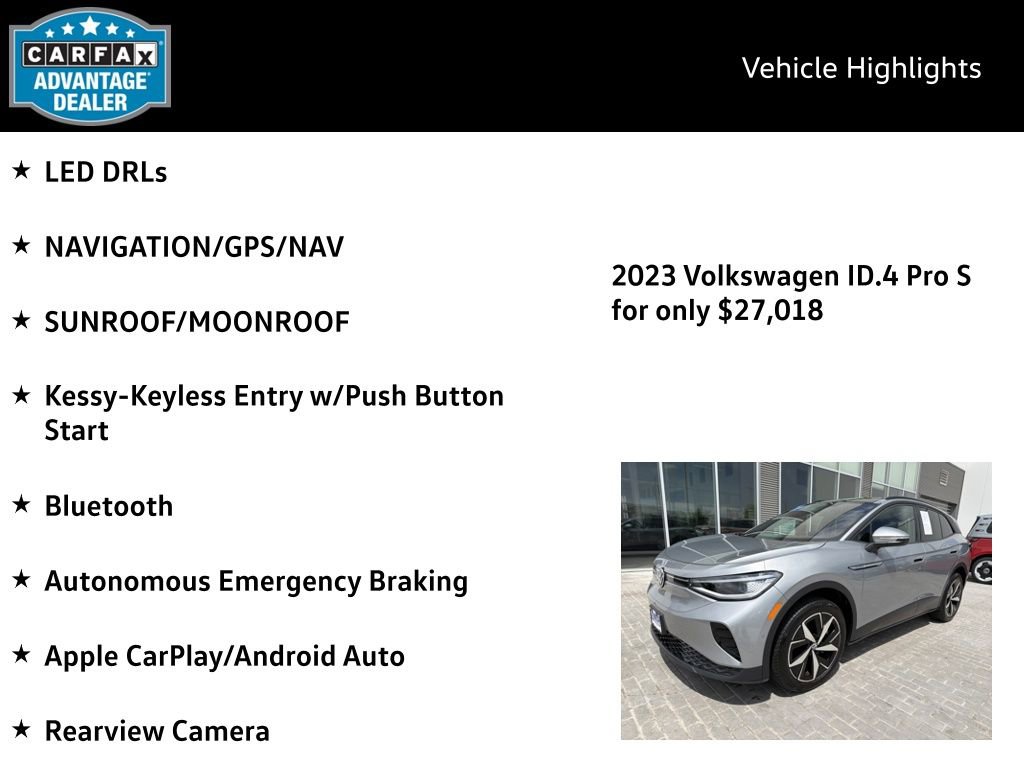 Certified 2023 Volkswagen ID.4 Pro S AWD/4WD image 4