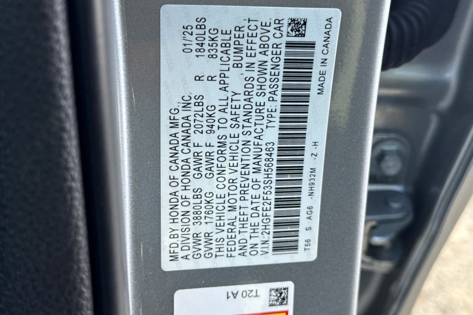 Used 2025 Honda Civic Sport image 26