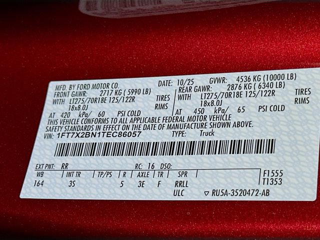 New 2026 Ford F250 XLT w/ FX4 Off-Road Package image 17