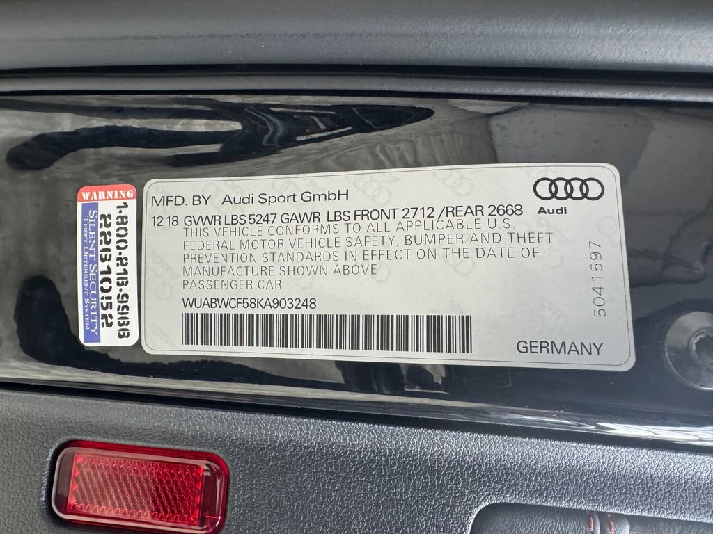 Used 2019 Audi RS 5 Sportback w/ RS Driver Assistance Package AWD/4WD image 33